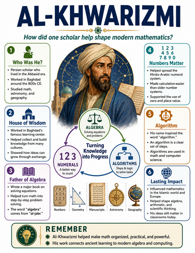 Al-Khwarizmi I Historical Figures I Infographic