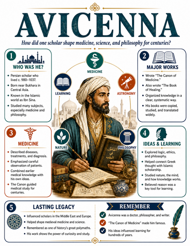 Avicenna I Historical Figures I Infographic