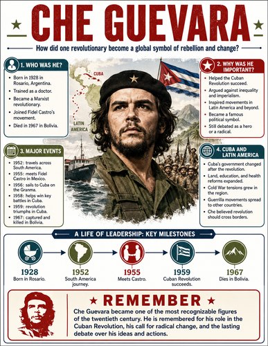 Che Guevara I Historical Figures I Infographic