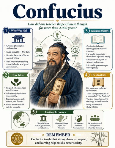Confucius I Historical Figures I Infographic