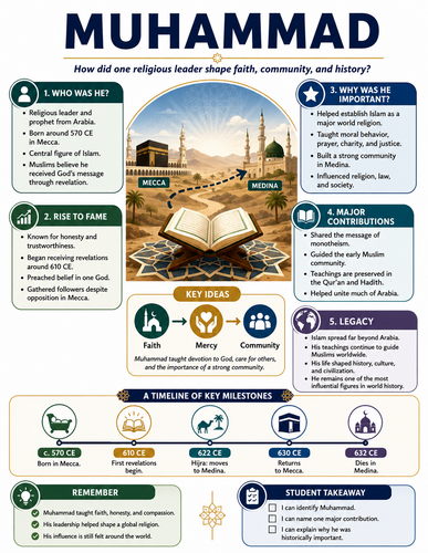 Muhammad I Historical Figures I Infographic