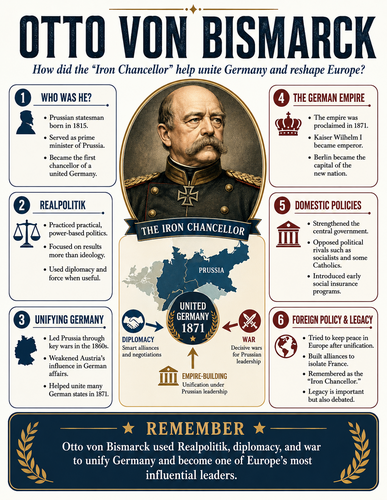Otto von Bismarck I Historical Figures I Infographic