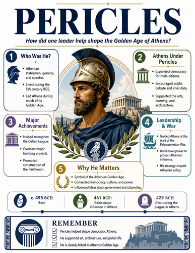 Pericles I Historical Figures I Infographic