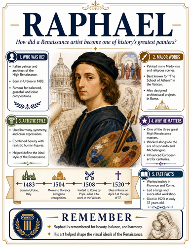 Raphael I Historical Figures I Infographic