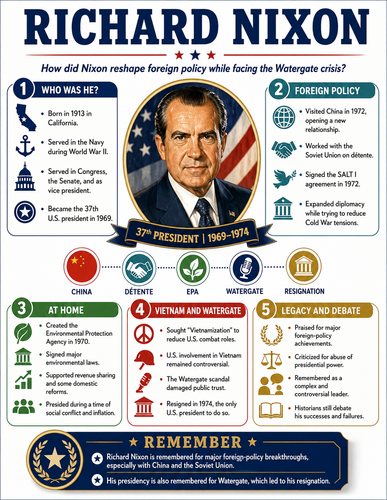 Richard Nixon I Historical Figures I Infographic