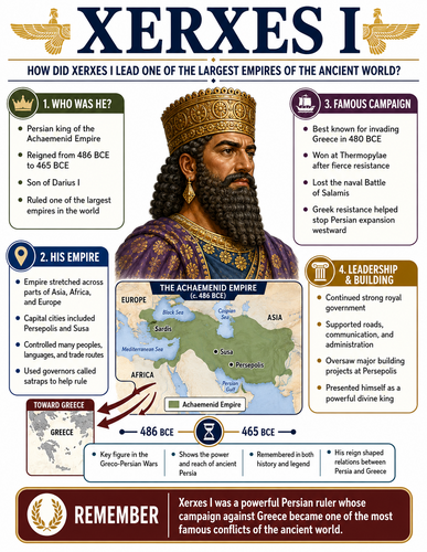 Xerxes I I Historical Figures I Infographic