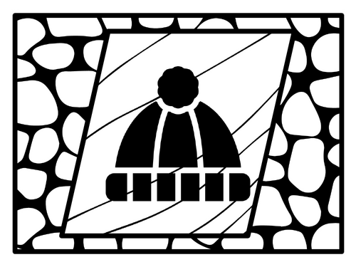 Winter Silhouette Art Project, 50 Coloring Pages for  Early Finishers, No Prep Sub Plan