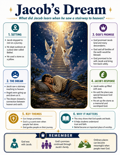 Jacob's Dream I The Bible I Infographic