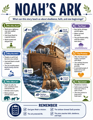 Noah's Ark I The Bible I Infographic