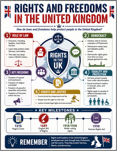Rights and Freedoms in the United Kingdom I Infographic