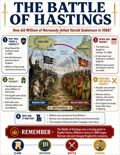 The Battle of Hastings I Infographic