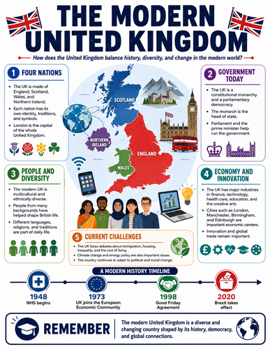 The Modern United Kingdom I Infographic
