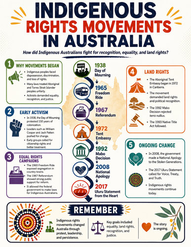 Indigenous Rights Movements in Australia I Infographic