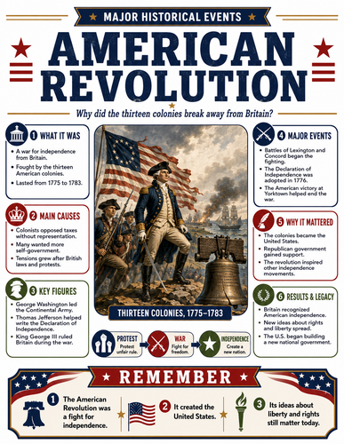 American Revolution I Infographic