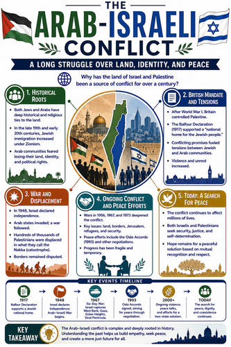 Arab-Israeli Conflict I Infographic