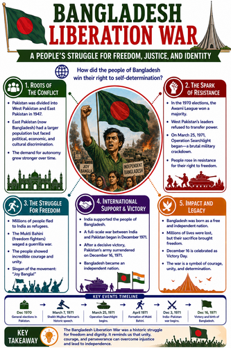 Bangladesh Liberation War I Infographic