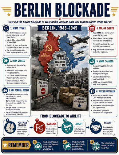 Berlin Blockade I Infographic