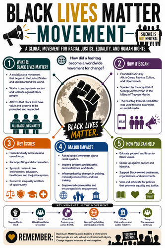 Black Lives Matter Movement I Infographic