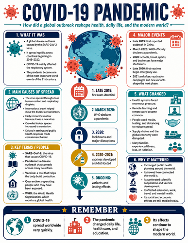 COVID-19 Pandemic I Infographic