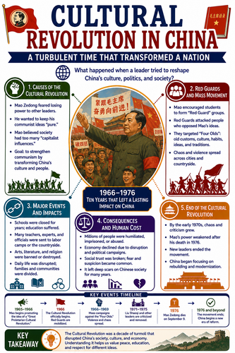 Cultural Revolution in China I Infographic