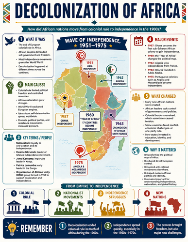 Decolonization of Africa I Infographic