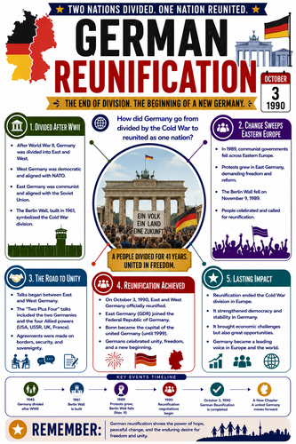 German Reunification I Infographic