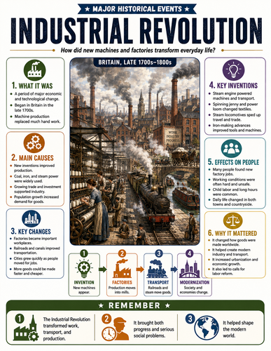 Industrial Revolution I Infographic