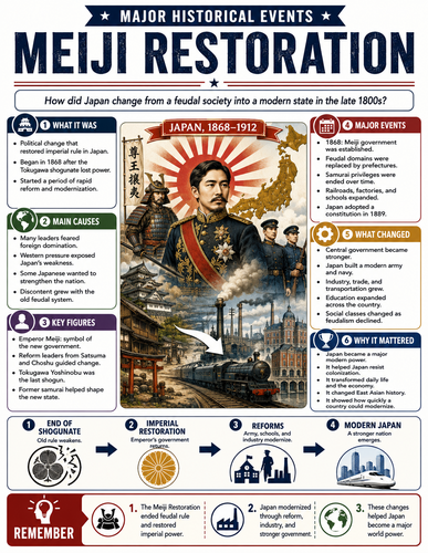 Meiji Restoration I Infographic