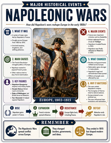 Napoleonic Wars I Infographic