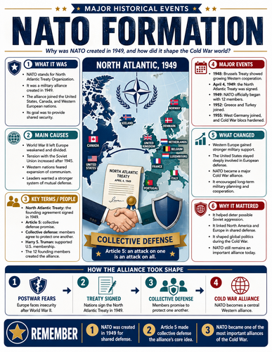 NATO Formation I Infographic