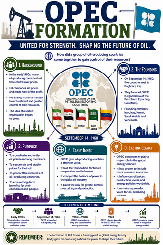 OPEC Formation I Infographic