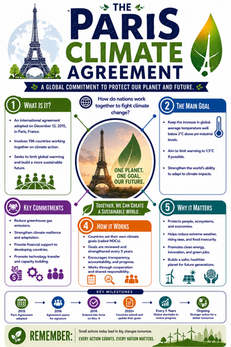 Paris Climate Agreement I Infographic