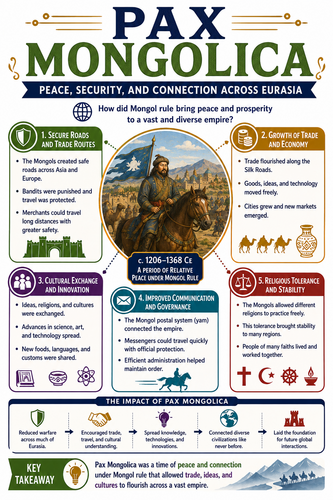 Pax Mongolica I Infographic