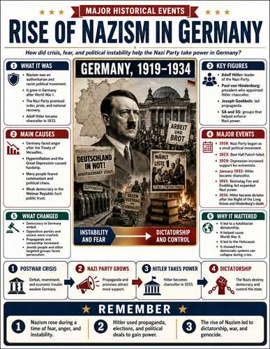 Rise of Nazism in Germany I Infographic