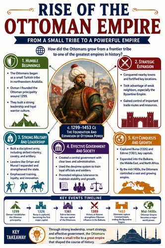 Rise of the Ottoman Empire I Infographic