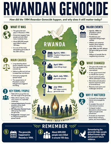 Rwandan Genocide I Infographic