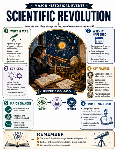 Scientific Revolution I Infographic