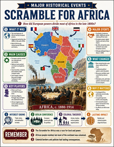 Scramble for Africa I Infographic