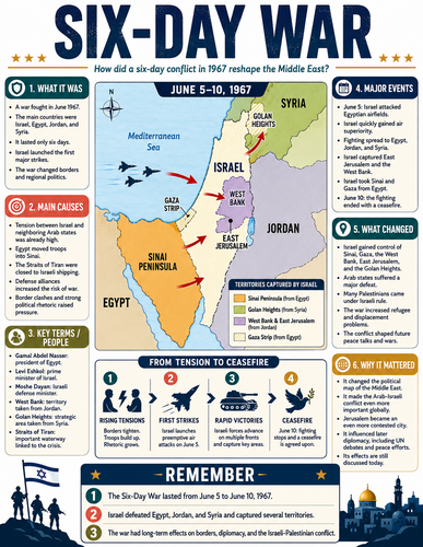 Six-Day War I Infographic