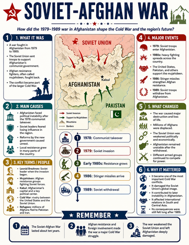 Soviet-Afghan War I Infographic