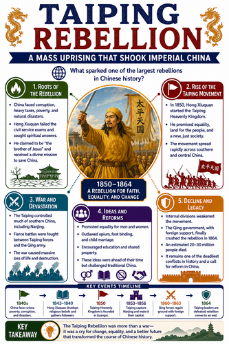 Taiping Rebellion I Infographic