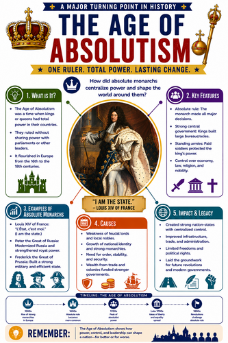 The Age of Absolutism I Infographic