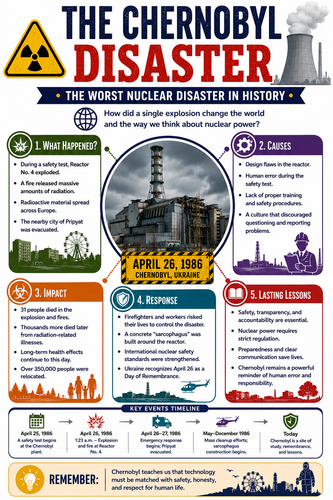 The Chernobyl Disaster I Infographic