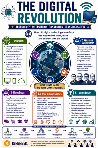 The Digital Revolution I Infographic