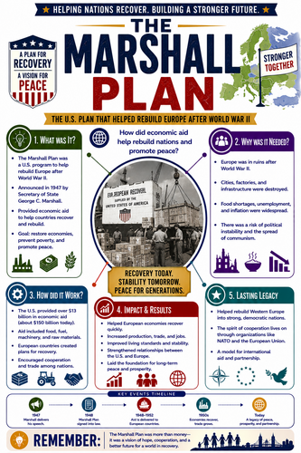 The Marshall Plan I Infographic