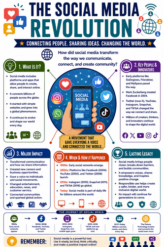The Social Media Revolution I Infographic
