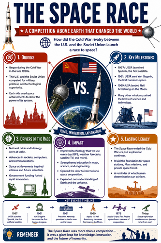 The Space Race I Infographic