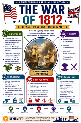 The War of 1812 I Infographic