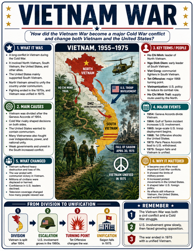 Vietnam War I Infographic