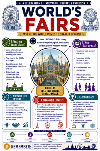 World's Fairs I Infographic